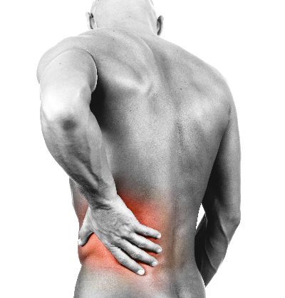 Man in need of low back pain treatment in Atlanta